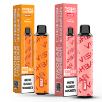 (М) Одноразовая электронная сигарета Tikobar x Vishbar 5000 - Watermelon Ice (Арбуз Лед)