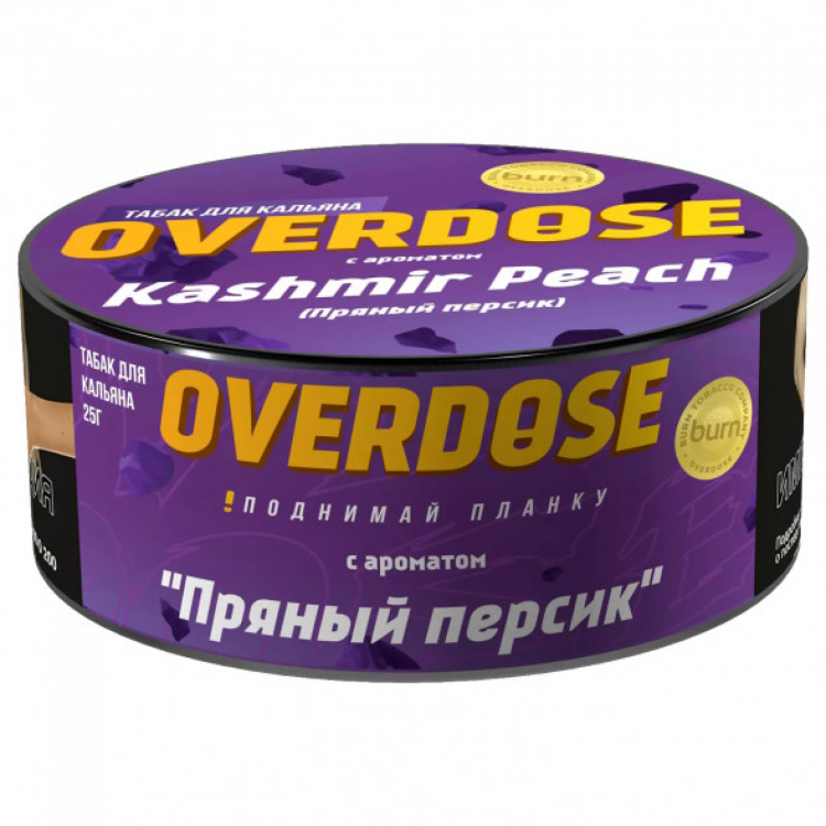 Табак Overdose - Kashmir Peach (Пряный персик) 25 гр