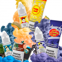 (М) Жидкость CandyMan Salt - Strawberry Donut (Пончик с клубничным джемом) 10 мл (15 мг)