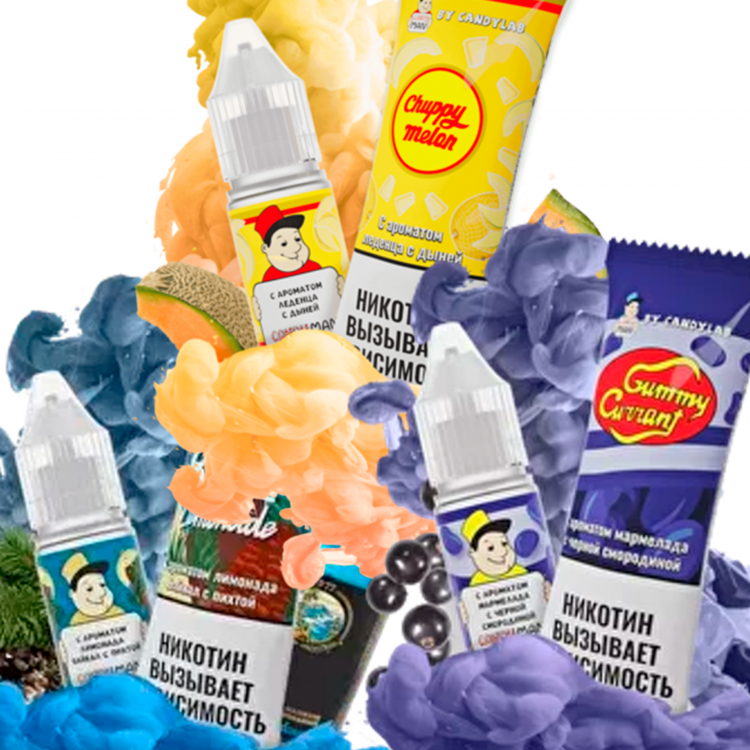 (М) Жидкость CandyMan Salt - Strawberry Donut (Пончик с клубничным джемом) 10 мл (15 мг)