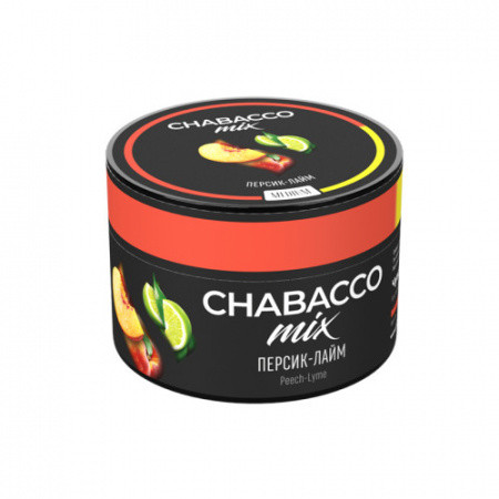 Бестабачная смесь Chabacco Mix MEDIUM 40 гр - Peach-Lime